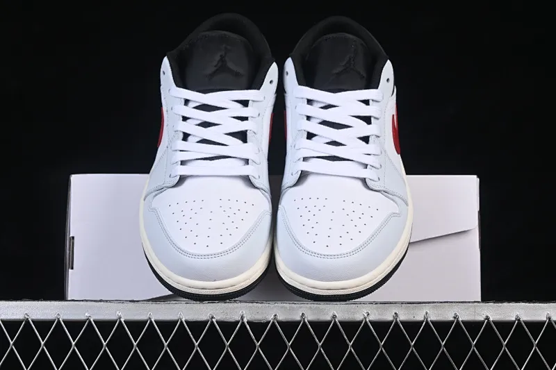 All categories Air Jordan Jordan series basketball shoes Air Jordan 1 Low Air Jordan 1 Low AJ1 Joe 1 rice white red low-top retro culture basketball shoes 553558-081
